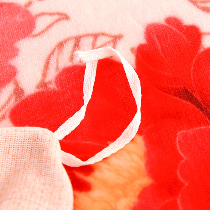 91家纺网 家纺一手货源 找家纺 雨洋2025新款加厚保暖8.5斤牛奶绒金貂婴儿绒四件套 吉祥如意