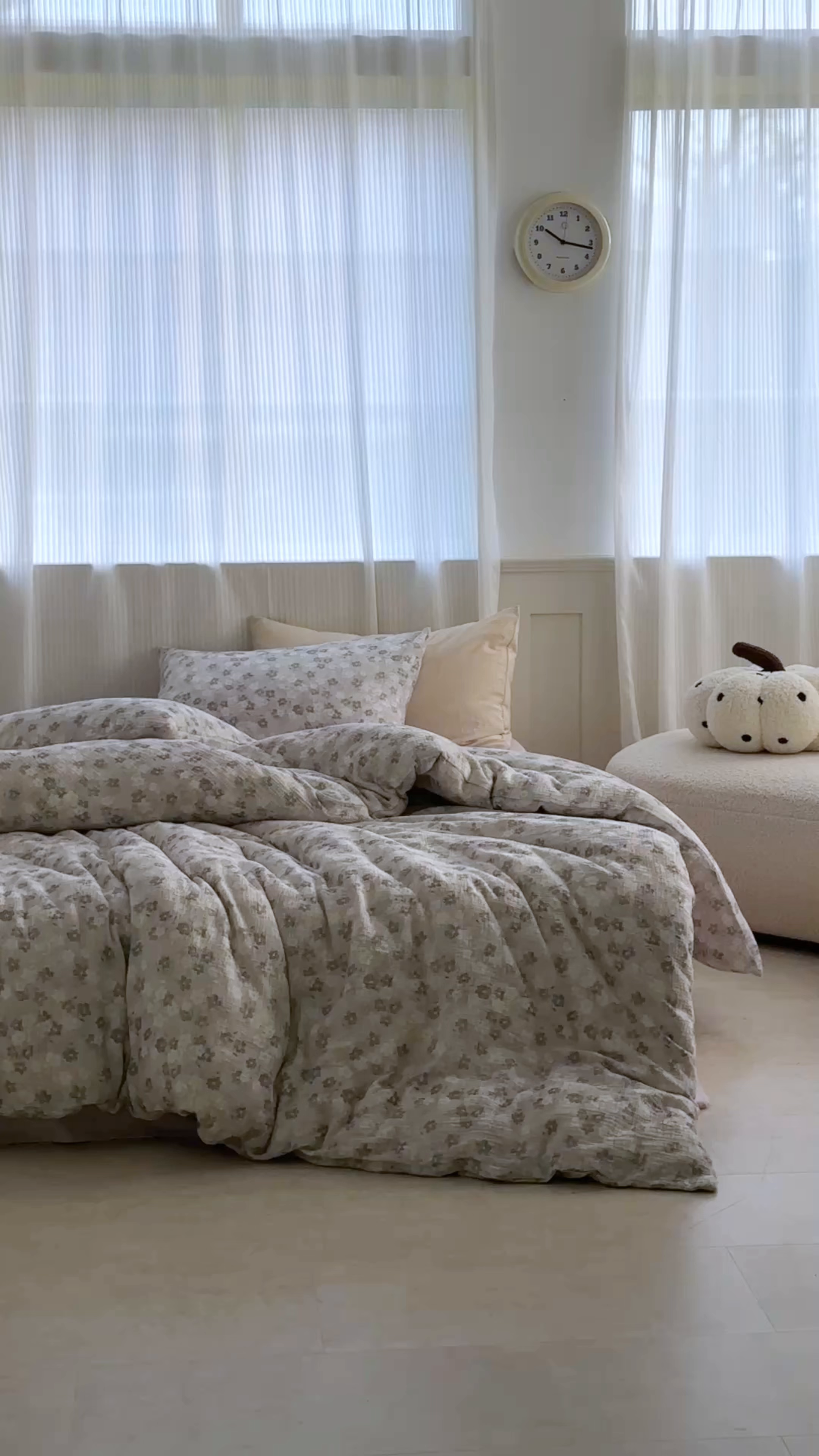 91家纺网 家纺一手货源 找家纺 洋铭区（原狠狠爱） 2025新款皱皱纱A类全棉纯棉人字纹四件套系列 水墨意境