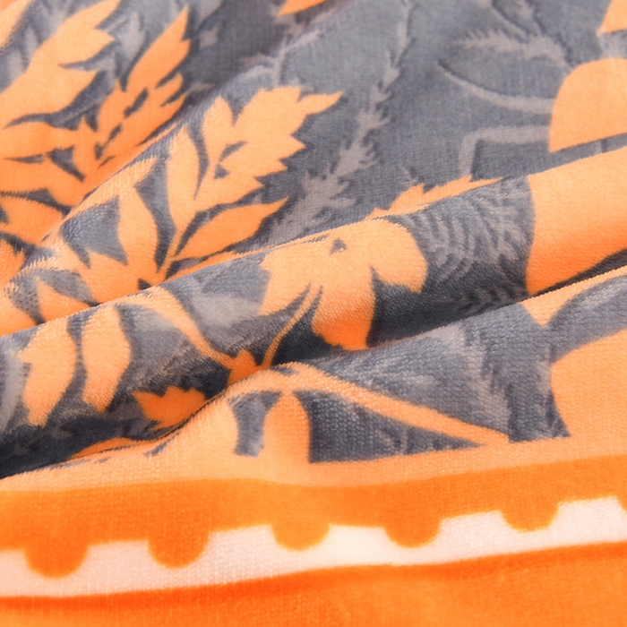 91家纺网 家纺一手货源 找家纺 雨洋2025新款加厚保暖8.5斤牛奶绒金貂婴儿绒四件套 秋意