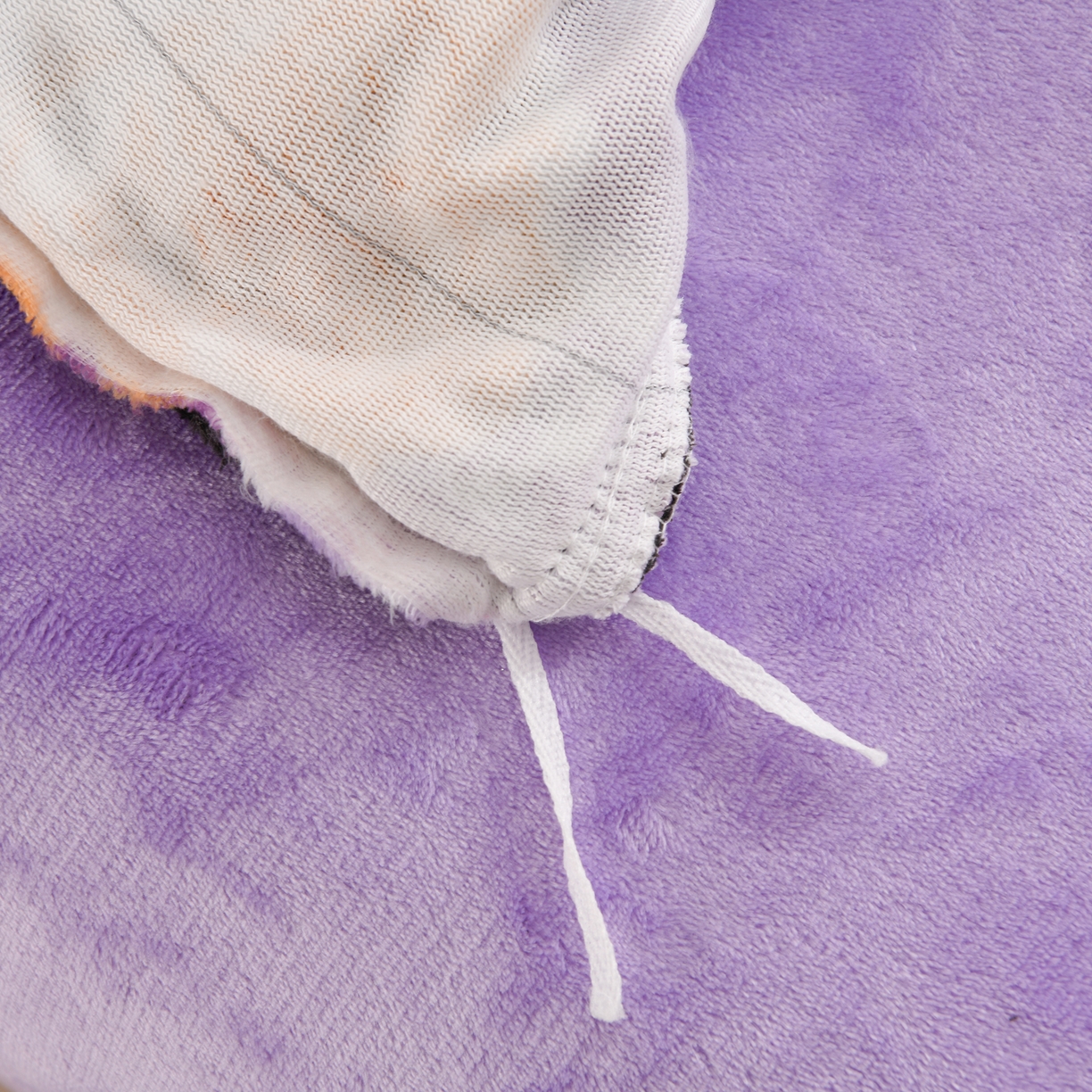 91家纺网 家纺一手货源 找家纺 紫月轩家纺 2025新款韩版牛奶绒花边款四件套 紫金花朵