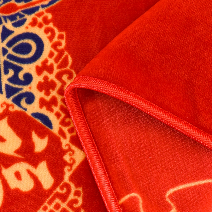 91家纺网 家纺一手货源 找家纺 雨洋2025新款加厚保暖8.5斤牛奶绒金貂婴儿绒四件套 全家福