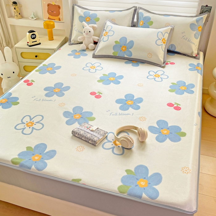 91家纺网 家纺一手货源 找家纺 （总）金盛纺 2025新款A类数码印花冰丝席-床笠款