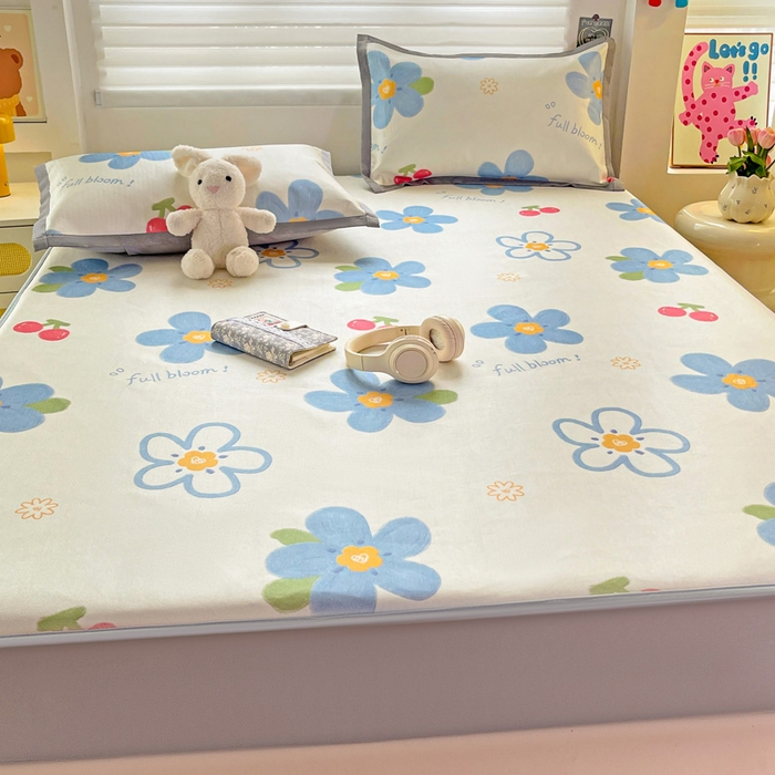 91家纺网 家纺一手货源 找家纺 （总）金盛纺 2025新款A类数码印花冰丝席-床笠款