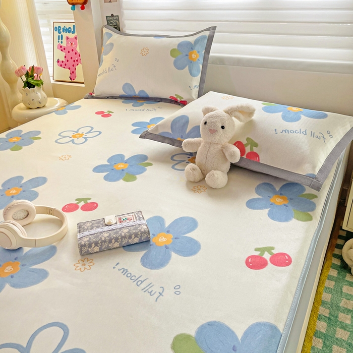 91家纺网 家纺一手货源 找家纺 （总）金盛纺 2025新款A类数码印花冰丝席-床笠款