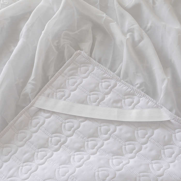 91家纺网 家纺一手货源 找家纺 怡源梦 2025新款A类牛奶绒夹棉床笠三件套-甜心公主系列 灰色