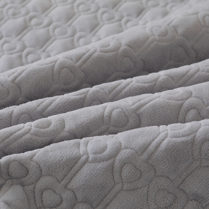 91家纺网 家纺一手货源 找家纺 怡源梦 2025新款A类牛奶绒夹棉床笠三件套-甜心公主系列 灰色