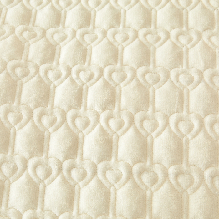 91家纺网 家纺一手货源 找家纺 怡源梦 2025新款牛奶绒床裙四件套-甜心公主系列 米白色