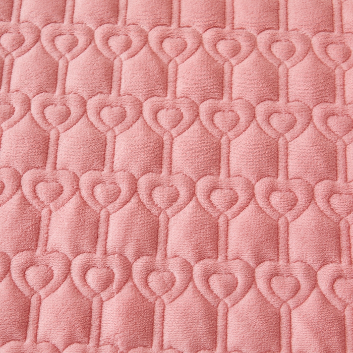 91家纺网 家纺一手货源 找家纺 怡源梦 2025新款牛奶绒床裙四件套-甜心公主系列 粉玉色