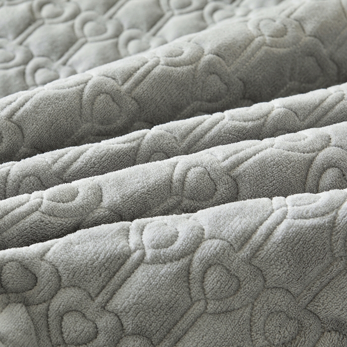 91家纺网 家纺一手货源 找家纺 怡源梦 2025新款牛奶绒床裙四件套-甜心公主系列 灰色