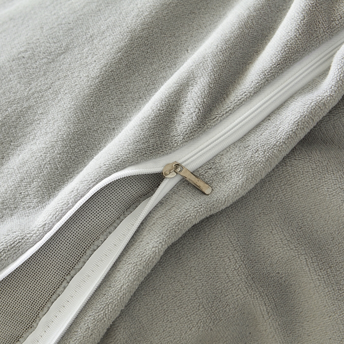 91家纺网 家纺一手货源 找家纺 怡源梦 2025新款牛奶绒床裙四件套-甜心公主系列 灰色