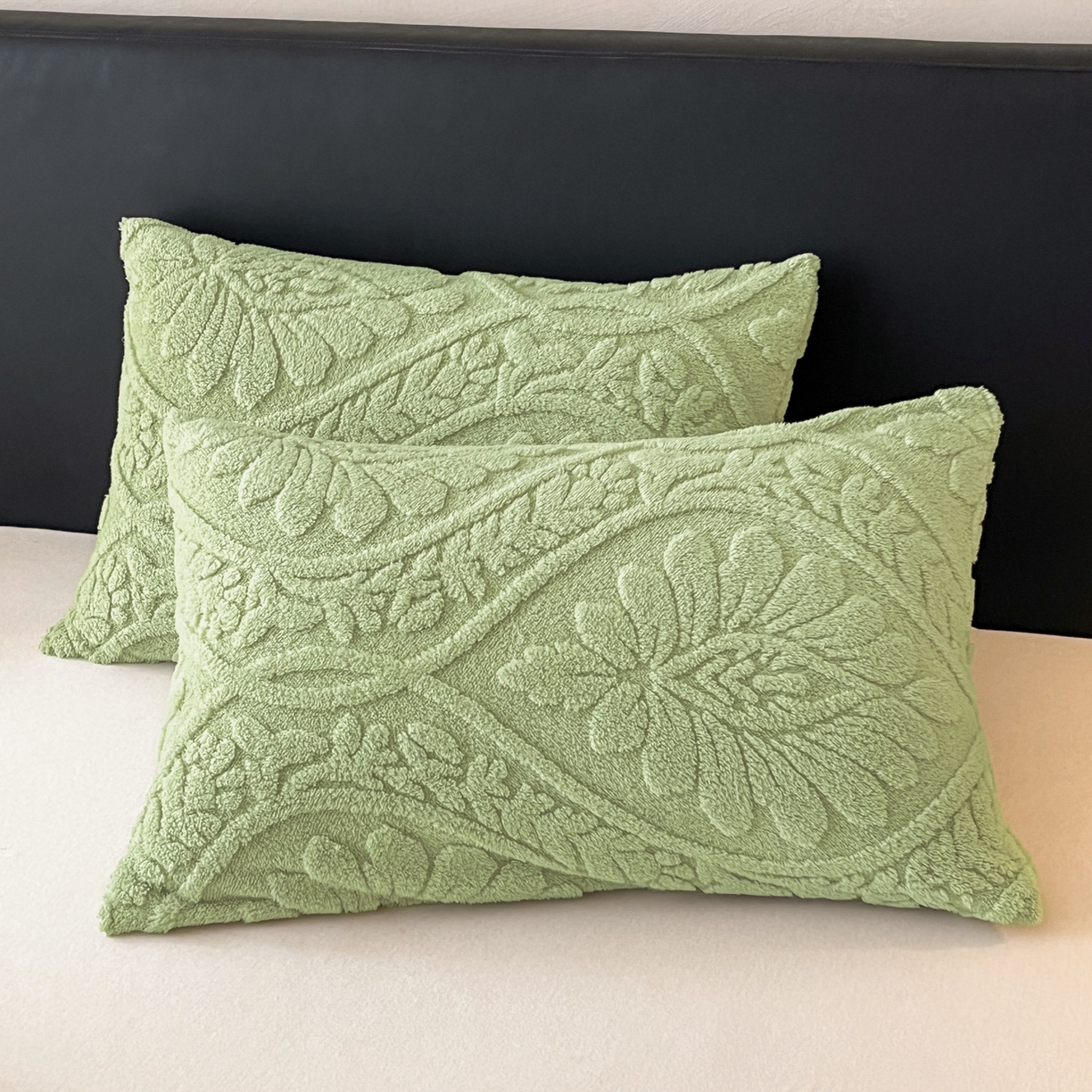 91家纺网 家纺一手货源 找家纺 欧邦 2025新款提塔芙绒绒羊羔绒毛毯-繁花 繁花-复古绿