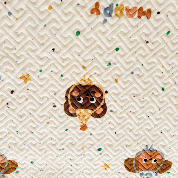 91家纺网 家纺一手货源 找家纺 凯罗 2025新款牛奶绒花边床盖印花小清新盖毯加大牛奶绒床盖床单 happy