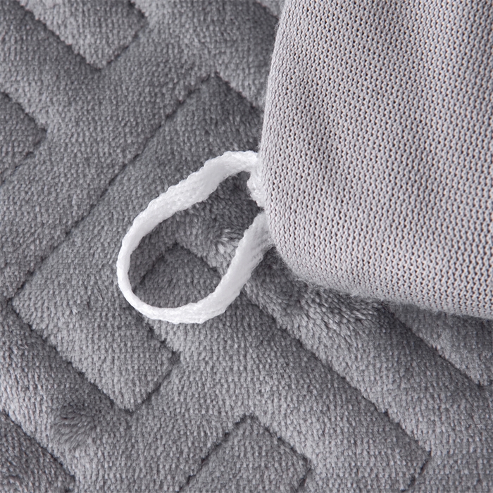 91家纺网 家纺一手货源 找家纺 畅畅家纺 2025新款11斤纯色韩版冬季超柔加厚牛奶花边床盖四件套 浅灰