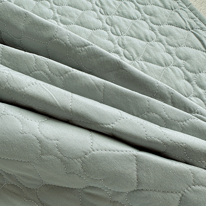 91家纺网 家纺一手货源 找家纺 罗艺轩 2025新款全棉纯棉蕾丝刺绣琉璃单床裙床裙单件（1.5m控价135起、1.8m控价140起、1.8*2.2m控价145起、2.0m控价150起） 琉璃-豆绿