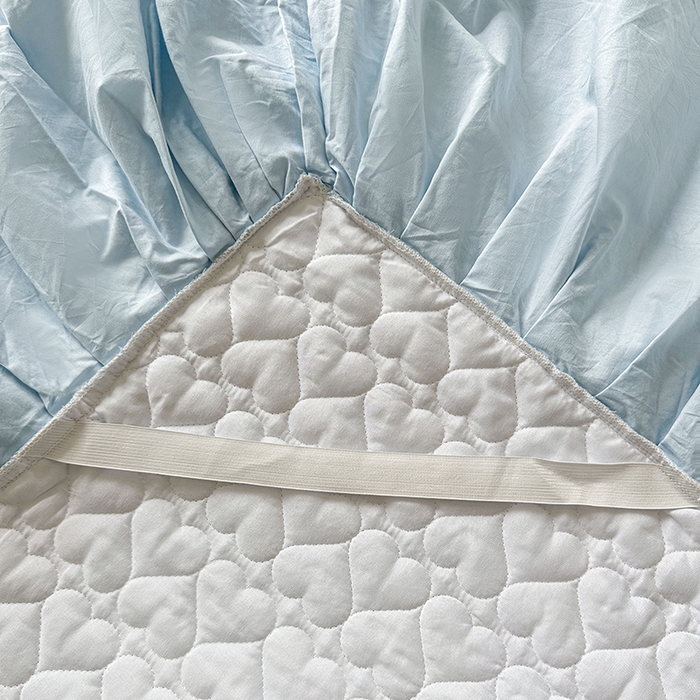 91家纺网 家纺一手货源 找家纺 罗艺轩 2025新款全棉纯棉蕾丝刺绣琉璃单床裙床裙单件（1.5m控价135起、1.8m控价140起、1.8*2.2m控价145起、2.0m控价150起） 琉璃-天蓝