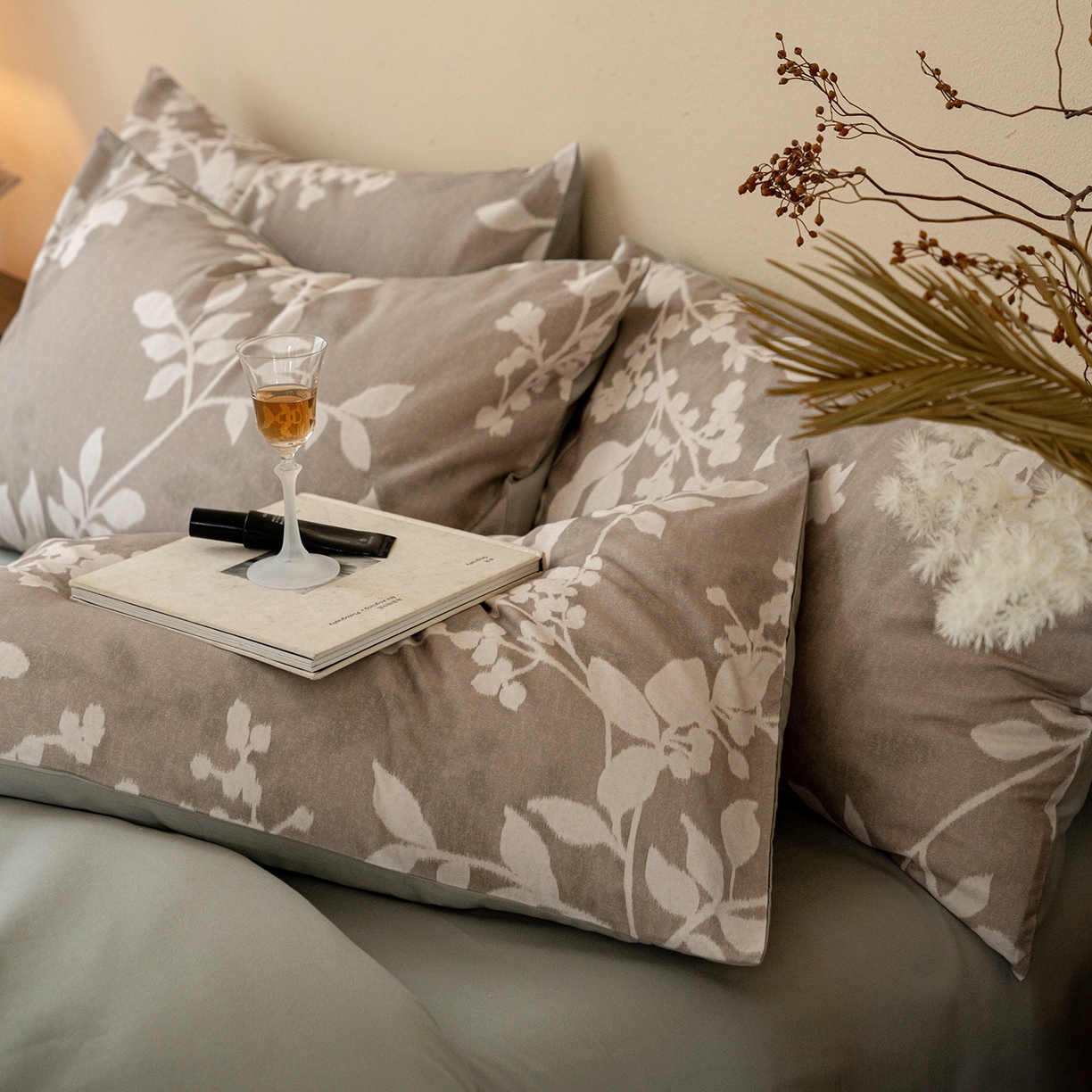 91家纺网 家纺一手货源 找家纺 （总）禾时 2025新款全棉贡缎磨毛数码印花四件套