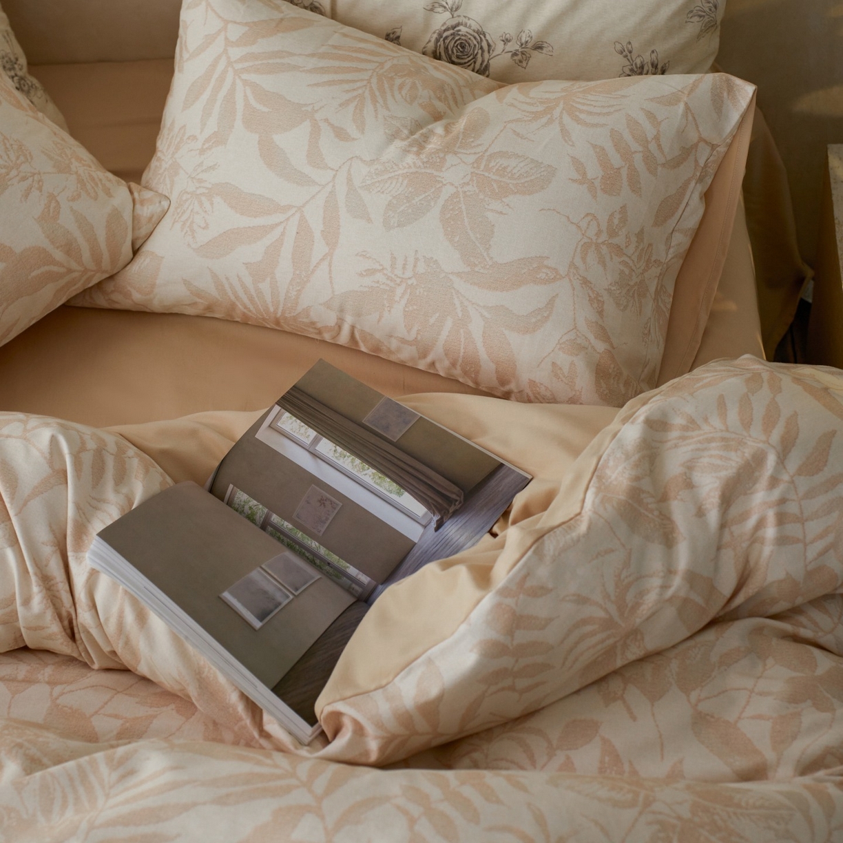 91家纺网 家纺一手货源 找家纺 （总）安莱生活 2025新款A类40支磨毛印花全棉四件套