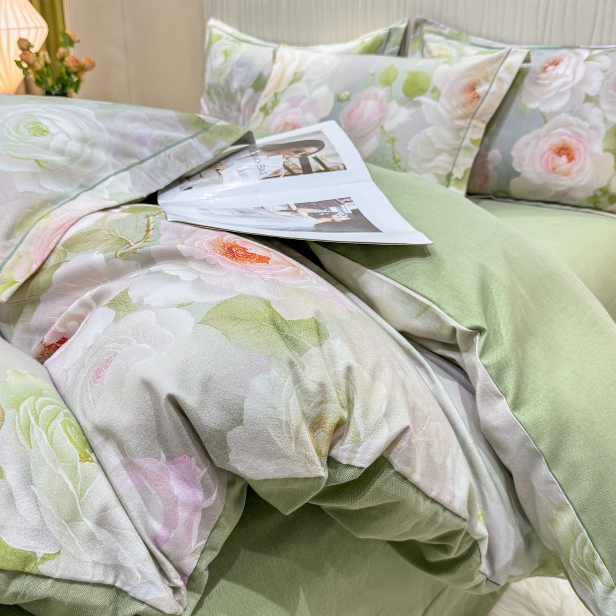 91家纺网 家纺一手货源 找家纺 红日子纺织品 2025新款A类全棉磨毛数码印花四件套 绿野仙踪