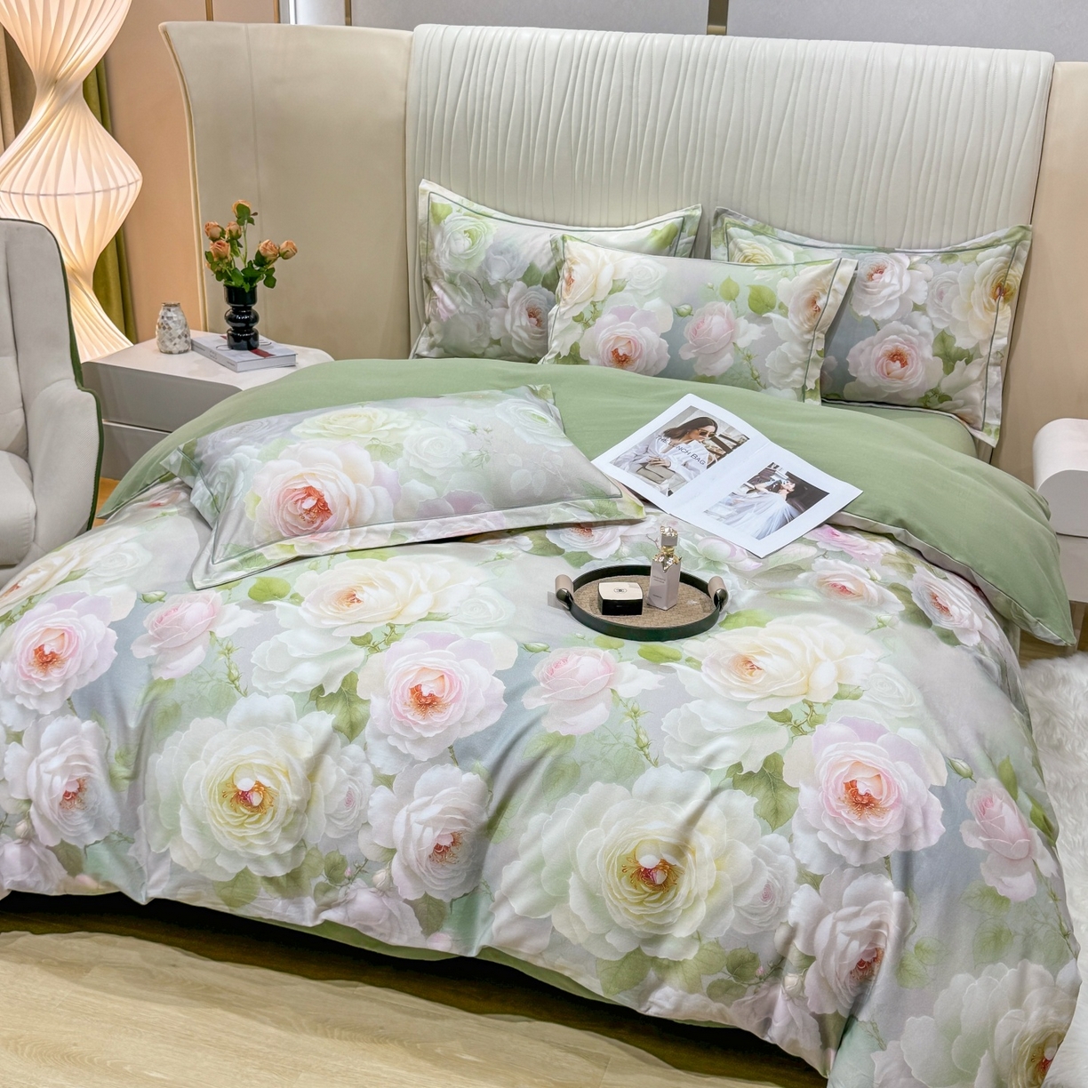 91家纺网 家纺一手货源 找家纺 红日子纺织品 2025新款A类全棉磨毛数码印花四件套 绿野仙踪