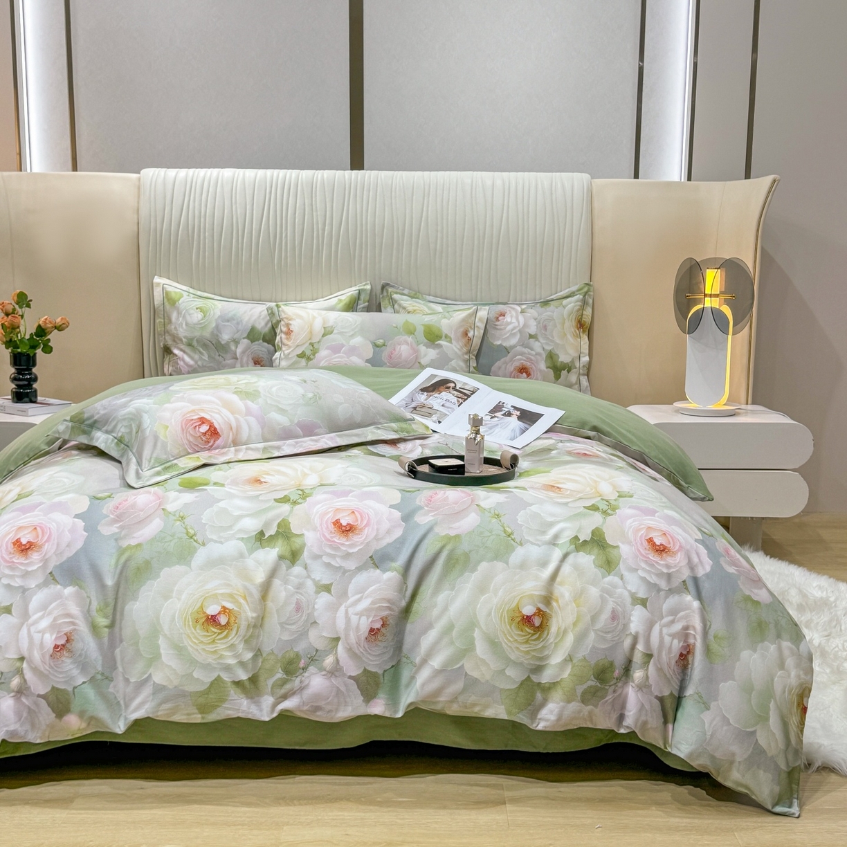 91家纺网 家纺一手货源 找家纺 红日子纺织品 2025新款A类全棉磨毛数码印花四件套 绿野仙踪