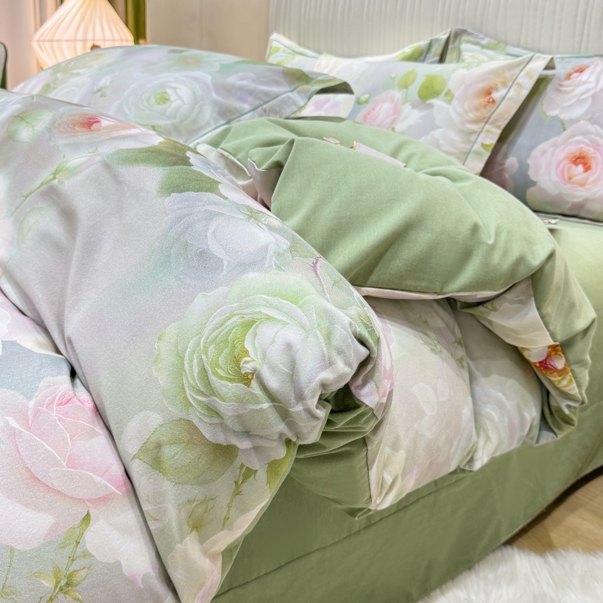 91家纺网 家纺一手货源 找家纺 （总）红日子纺织品 2025新款A类全棉磨毛数码印花四件套