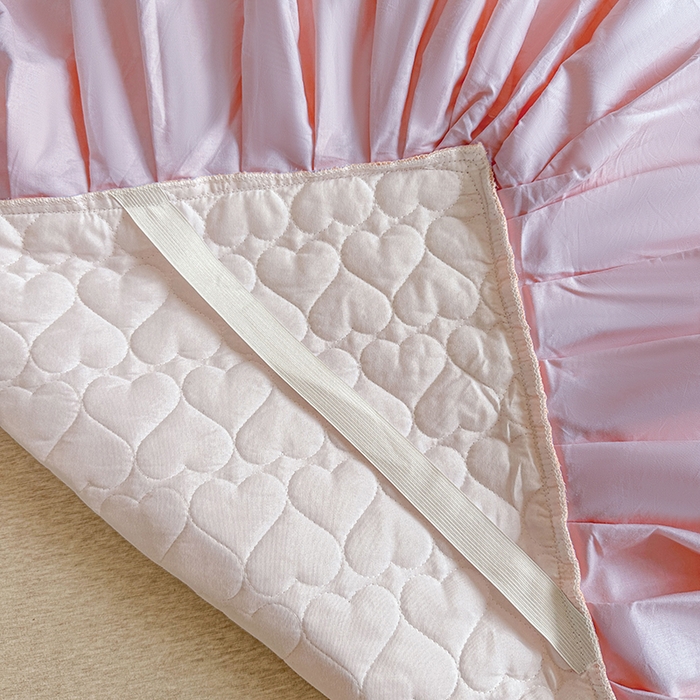 91家纺网 家纺一手货源 找家纺 罗艺轩 2025新款全棉纯棉蕾丝刺绣琉璃单床裙床裙单件（1.5m控价135起、1.8m控价140起、1.8*2.2m控价145起、2.0m控价150起） 琉璃-紫