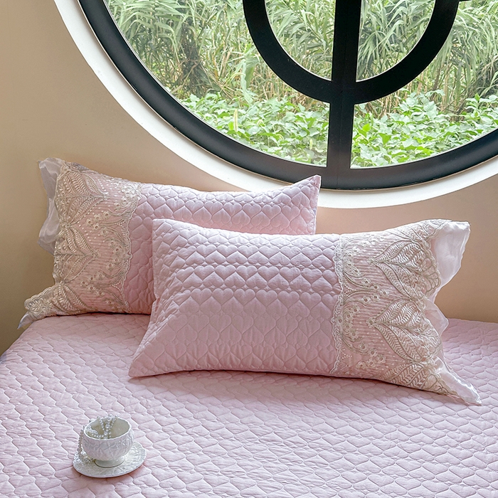 91家纺网 家纺一手货源 找家纺 罗艺轩 2025新款全棉纯棉蕾丝刺绣琉璃单床裙床裙单件（1.5m控价135起、1.8m控价140起、1.8*2.2m控价145起、2.0m控价150起） 琉璃-紫