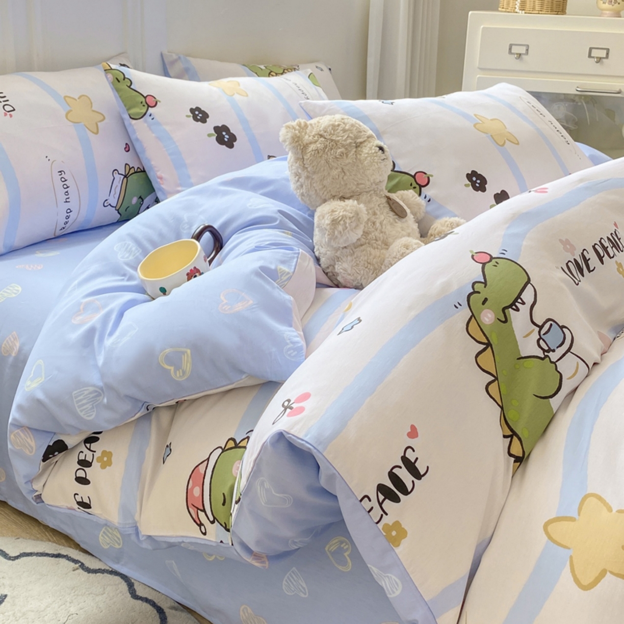 91家纺网 家纺一手货源 找家纺 （总）红日子纺织品 2025新款A类全棉印花单被套