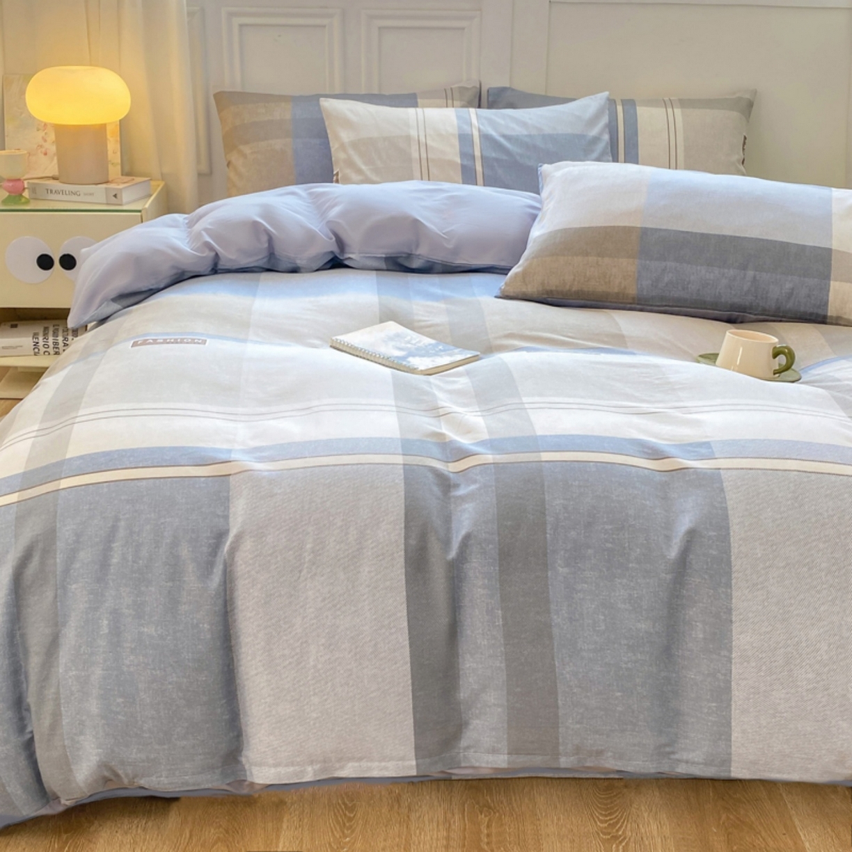 91家纺网 家纺一手货源 找家纺 红日子纺织品 2025新款A类全棉印花单被套 韶华