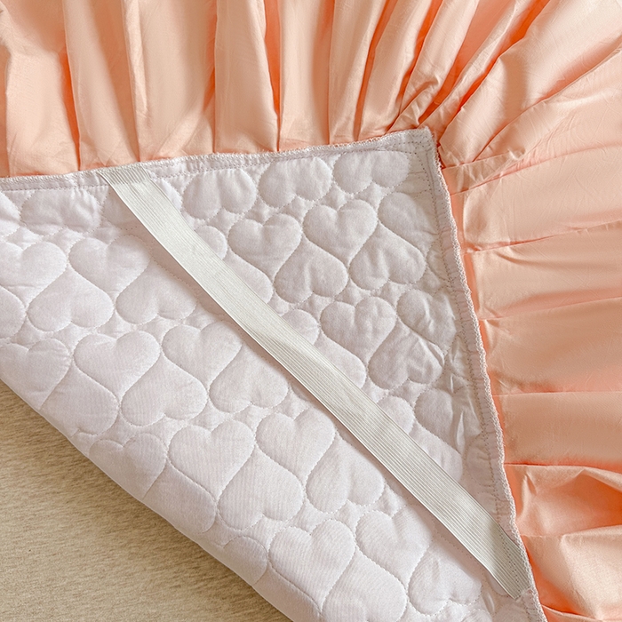 91家纺网 家纺一手货源 找家纺 罗艺轩 2025新款全棉纯棉蕾丝刺绣琉璃床裙四件套（1.5m控价288起、1.8m控价293起、1.8m加大控价303起、1.8*2.2m控价298起、1.8*2.2m加大控价308起、2.0m控价3