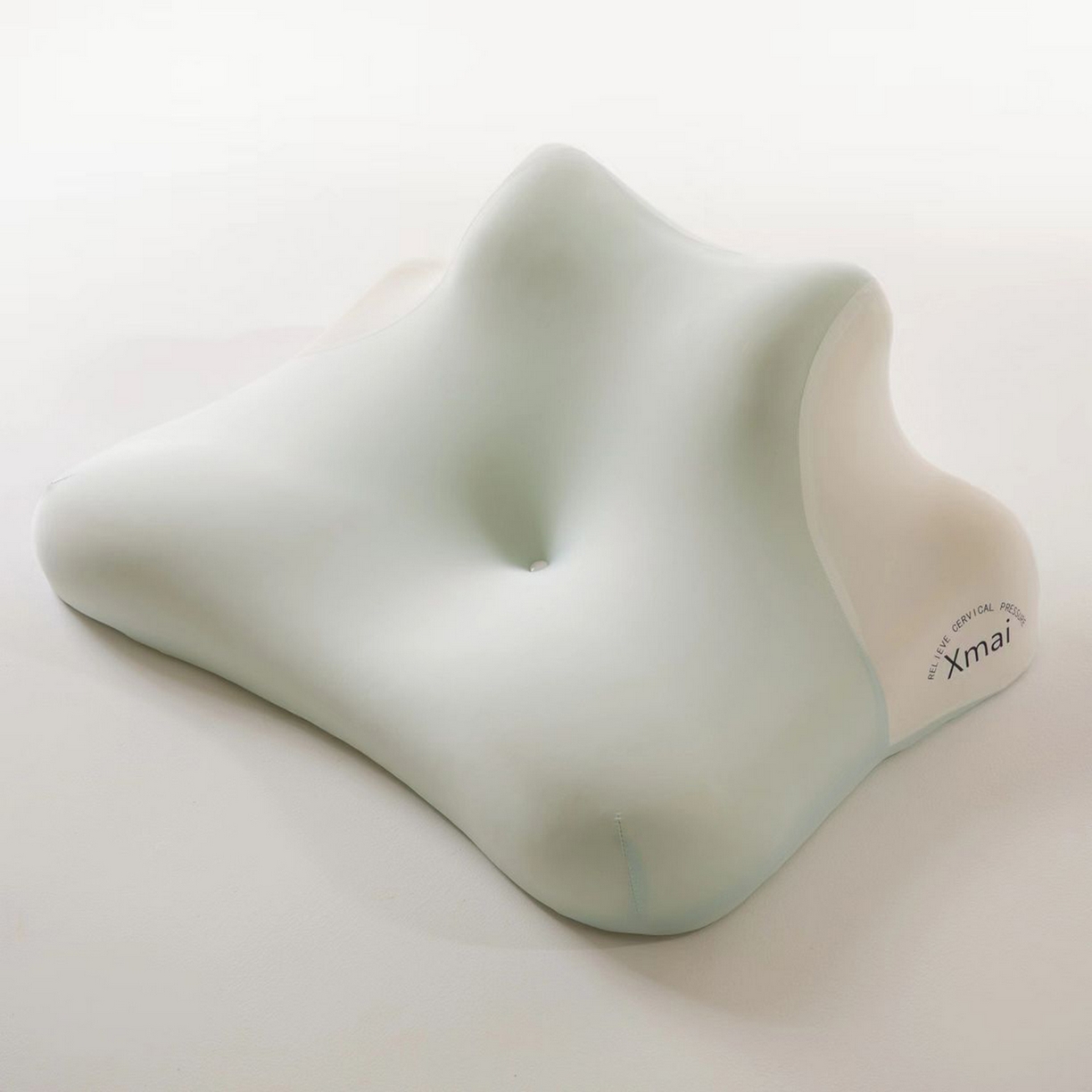 91家纺网 家纺一手货源 找家纺 其乐枕芯 2025新款多功能慢回弹趴睡枕趴趴枕记忆棉枕头枕芯 冰晶蓝