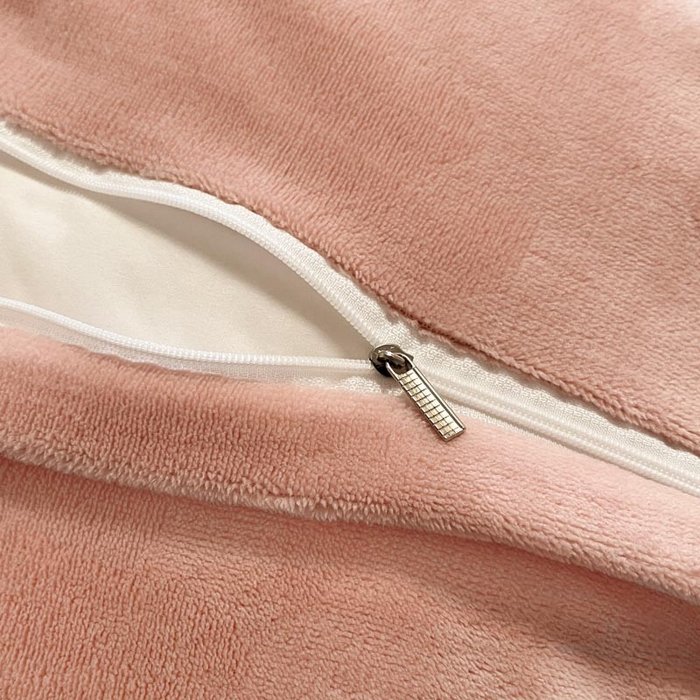 91家纺网 家纺一手货源 找家纺 ab家纺 2025新款贝壳边消光牛奶绒四件套 浅粉