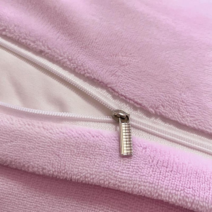 91家纺网 家纺一手货源 找家纺 ab家纺 2025新款贝壳边消光牛奶绒四件套 浅紫