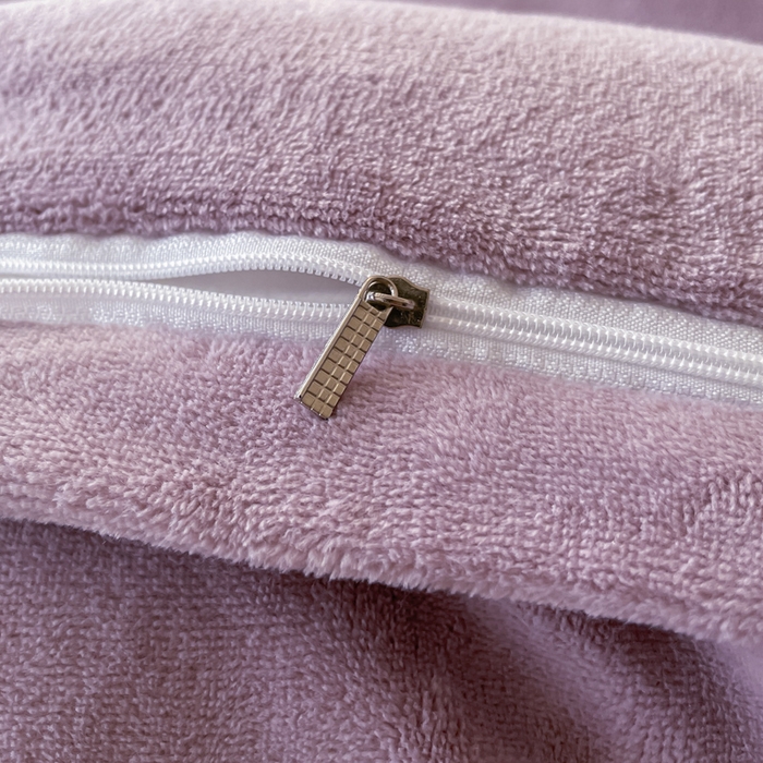 91家纺网 家纺一手货源 找家纺 ab家纺 2025新款高克重牛奶绒四件套-初恋 初恋香芋紫