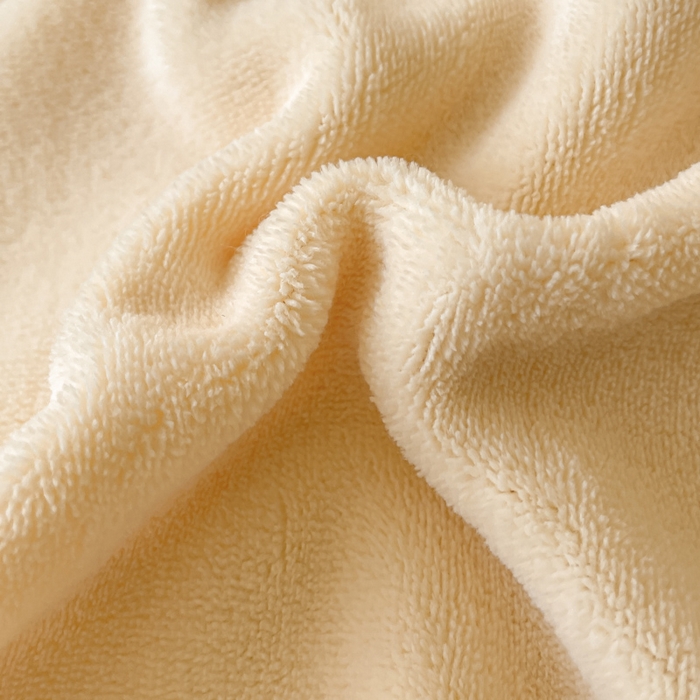 91家纺网 家纺一手货源 找家纺 ab家纺 2025新款高克重牛奶绒四件套-初恋 初恋杏黄