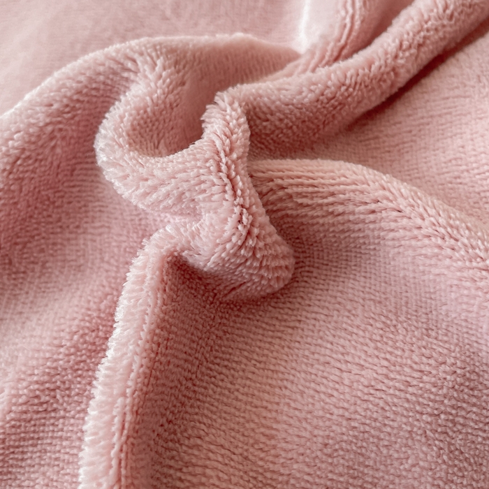 91家纺网 家纺一手货源 找家纺 ab家纺 2025新款高克重牛奶绒四件套-初恋 初恋藕粉