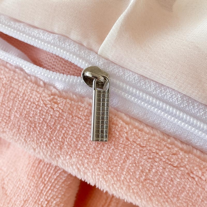 91家纺网 家纺一手货源 找家纺 ab家纺 2025新款厚实保暖牛奶绒四件套-碟鸢 碟鸢-玉色