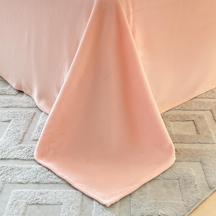 91家纺网 家纺一手货源 找家纺 ab家纺 2025新款厚实保暖牛奶绒四件套-碟鸢 碟鸢-玉色