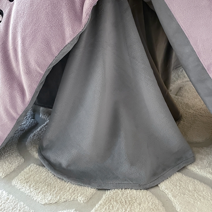 91家纺网 家纺一手货源 找家纺 ab家纺 2025新款字母绣花牛奶绒四件套-都市生活 都市生活香芋紫-灰