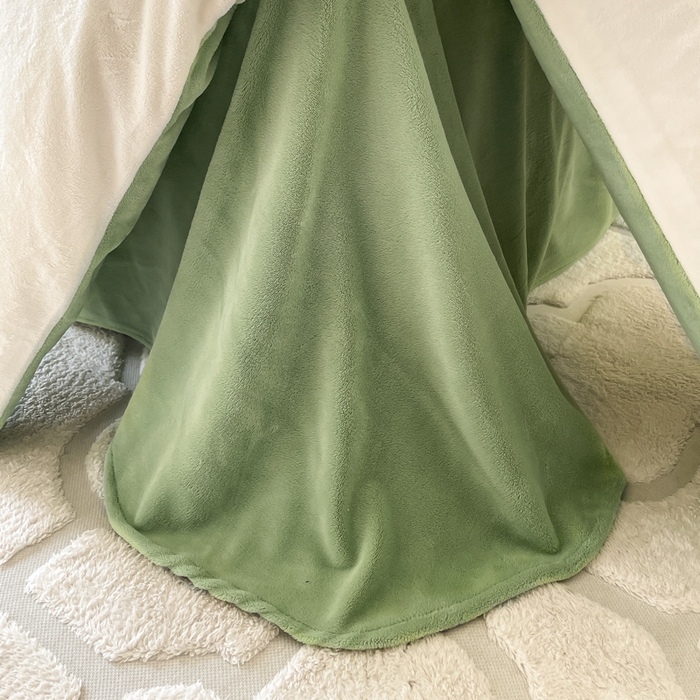 91家纺网 家纺一手货源 找家纺 ab家纺 2025新款字母绣花牛奶绒四件套-都市生活 都市生活白-绿