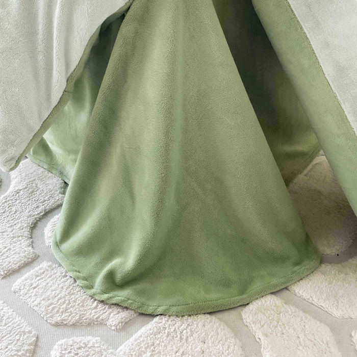 91家纺网 家纺一手货源 找家纺 ab家纺 2025新款字母绣花牛奶绒四件套-都市生活 都市生活嫩绿-新牙绿