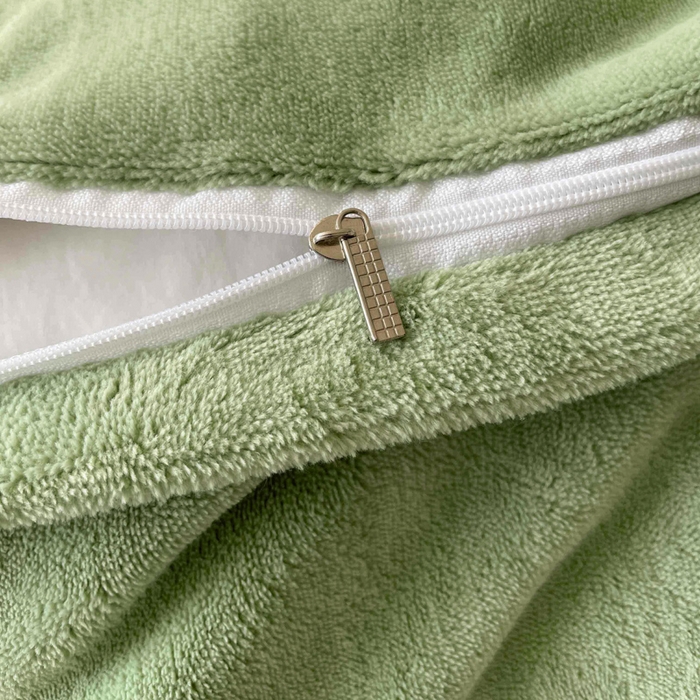 91家纺网 家纺一手货源 找家纺 ab家纺 2025新款字母绣花牛奶绒四件套-都市生活 都市生活嫩绿-新牙绿