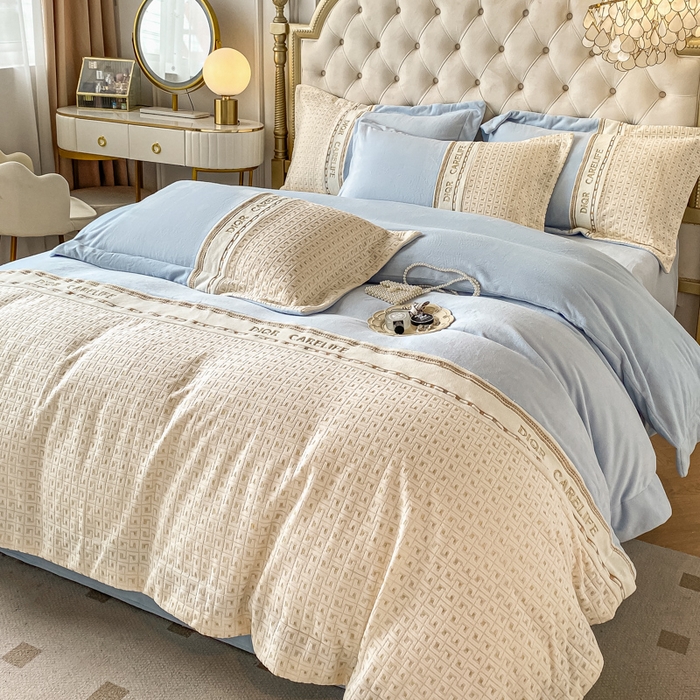 91家纺网 家纺一手货源 找家纺 （总）ab家纺 2025新款邂逅高克重牛奶绒四件套