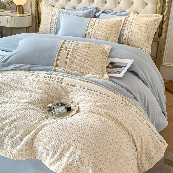 91家纺网 家纺一手货源 找家纺 （总）ab家纺 2025新款邂逅高克重牛奶绒四件套