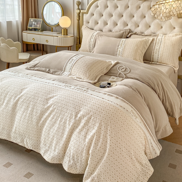 91家纺网 家纺一手货源 找家纺 （总）ab家纺 2025新款邂逅高克重牛奶绒四件套