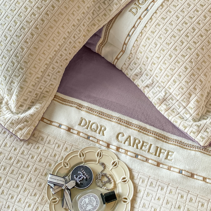 91家纺网 家纺一手货源 找家纺 ab家纺 2025新款邂逅高克重牛奶绒四件套 邂逅香芋紫