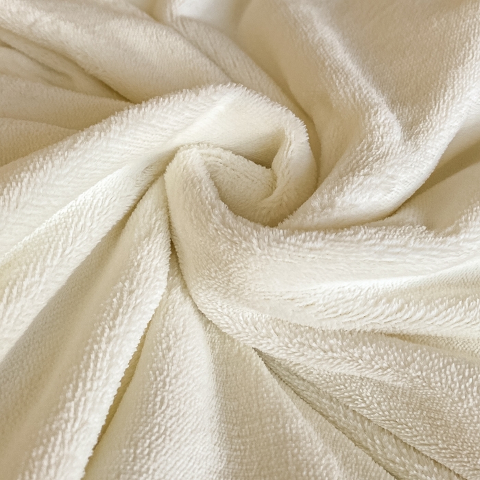 91家纺网 家纺一手货源 找家纺 ab家纺 2025新款邂逅高克重牛奶绒四件套 邂逅米月白