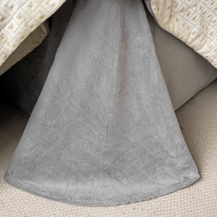 91家纺网 家纺一手货源 找家纺 ab家纺 2025新款邂逅高克重牛奶绒四件套 邂逅深空灰