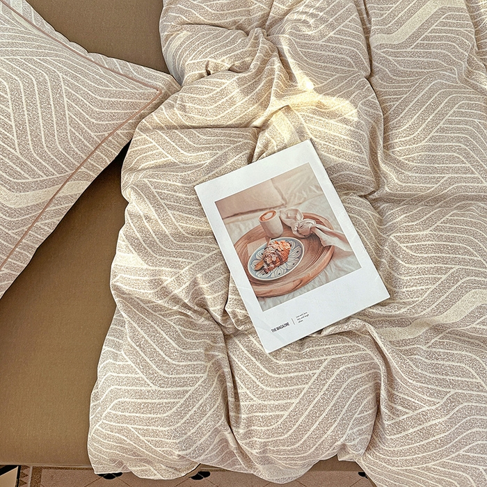 91家纺网 家纺一手货源 找家纺 优选直播新款全棉磨毛喷气印花四件套加厚纯棉三件套（一字绣工艺款）学生三件套 艾格拉