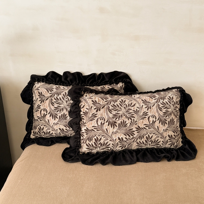 91家纺网 家纺一手货源 找家纺 米莱家纺 2025新款牛奶绒烂花法式花边四件套 华尔兹